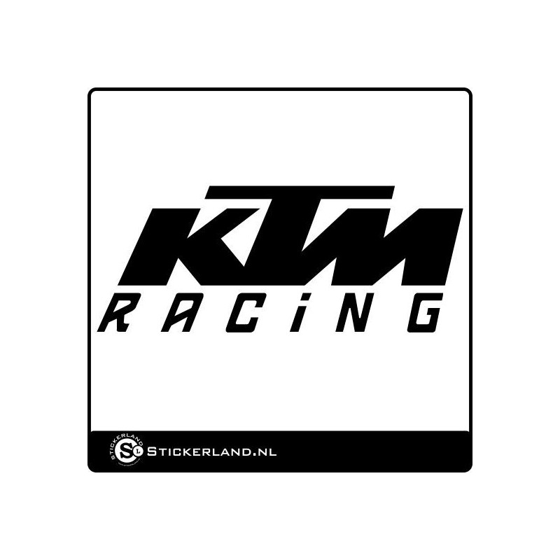 Ktm Racing Logo Sticker