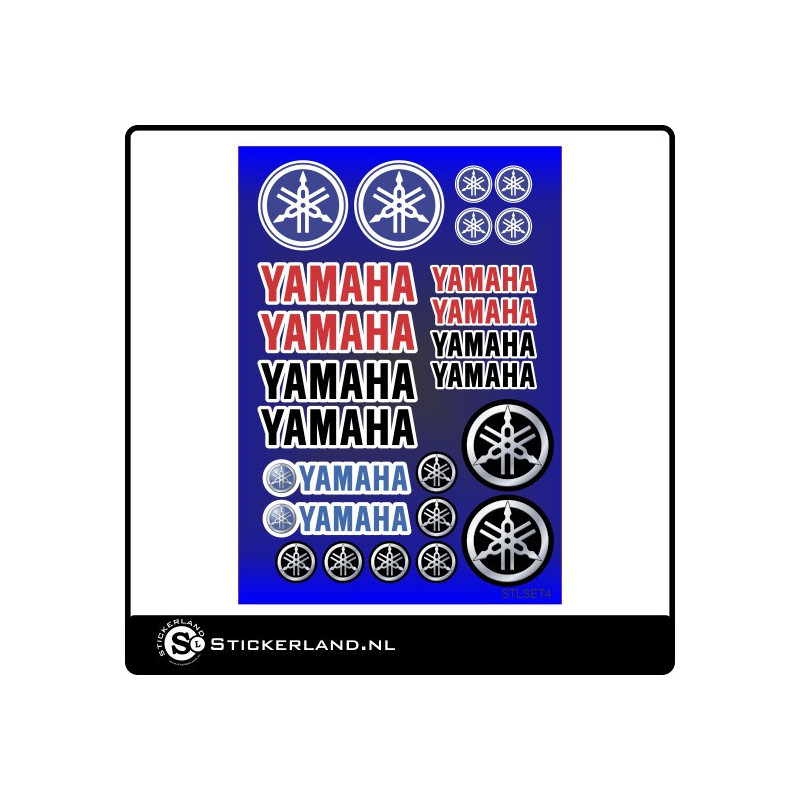 Stickerkit Yamaha 34x24cm