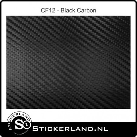 Scherm Krankzinnigheid Zegevieren 3M Black Carbon wrapfolie 152x50cm