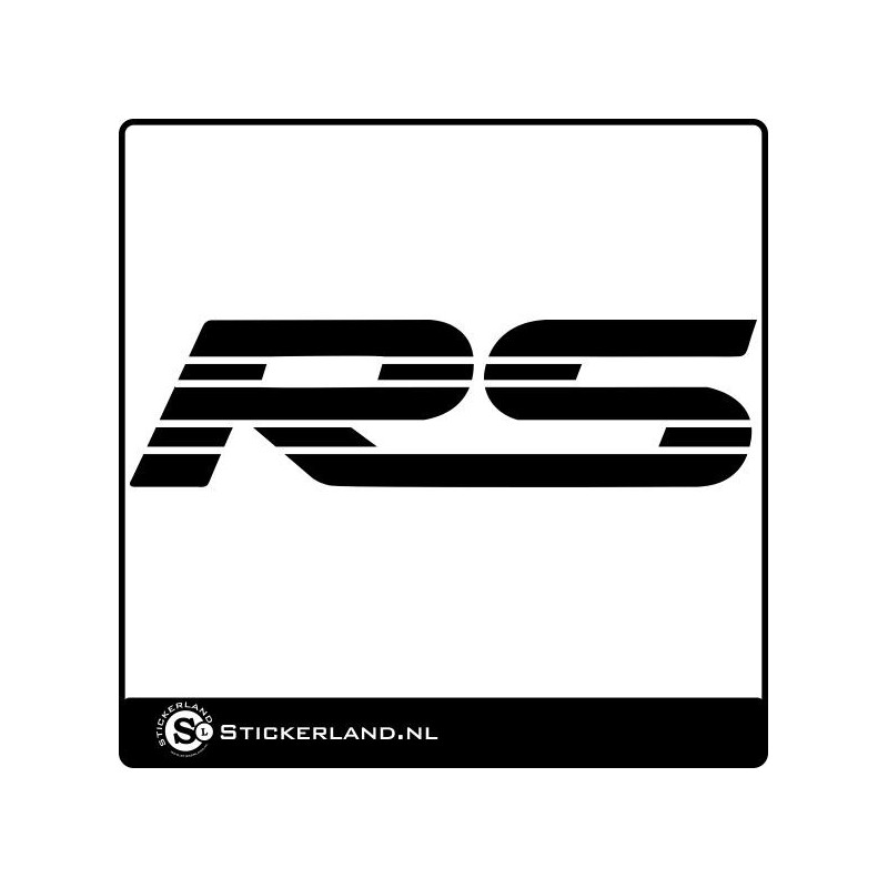 RS logo sticker