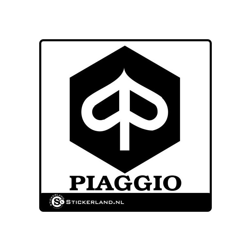 Piaggio Logo Decal Stickers In Custom Colors And Size