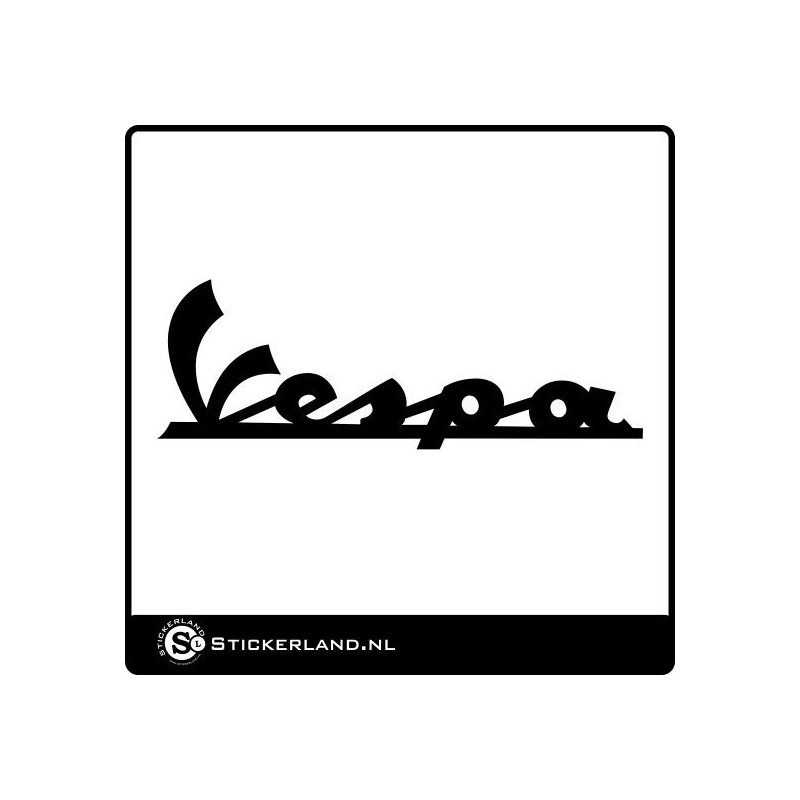 vespa logo sticker