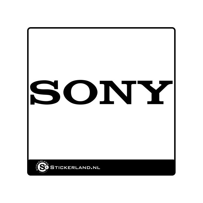 Sony Logo Sticker